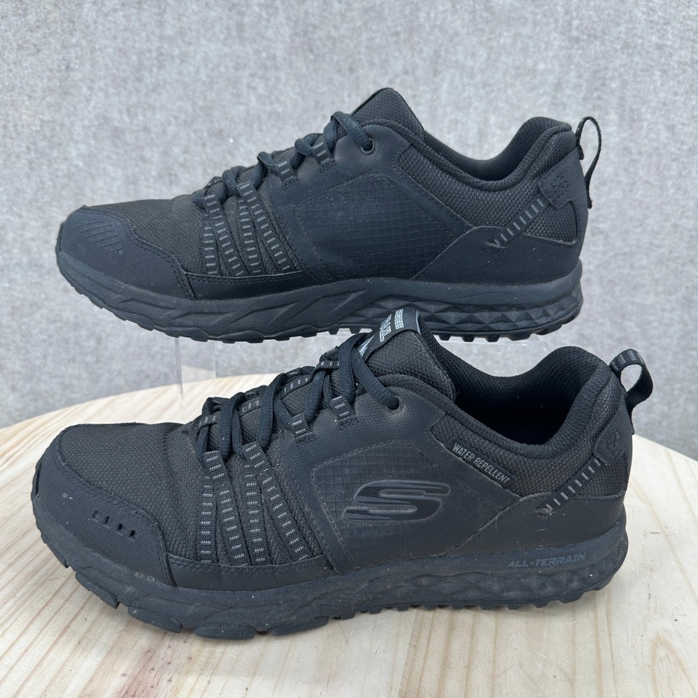 Skechers Escape Plan Sneaker Mens 10 Black All-Terrain Trail 56255SB-BBK